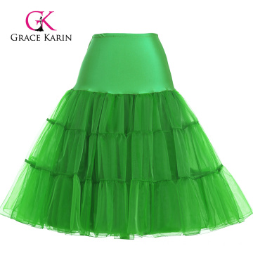 Grace Karin Green Tutu Petticoat Underskirt Crinoline Rock für Hochzeit Vintage Kleid CL008922-11